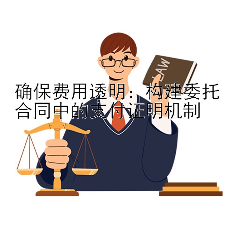 确保费用透明：构建委托合同中的支付证明机制