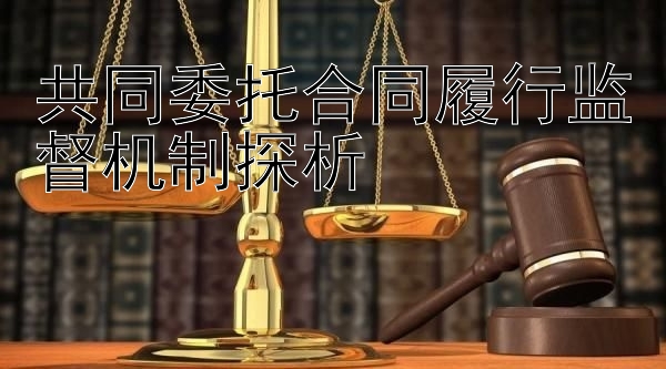 共同委托合同履行监督机制探析