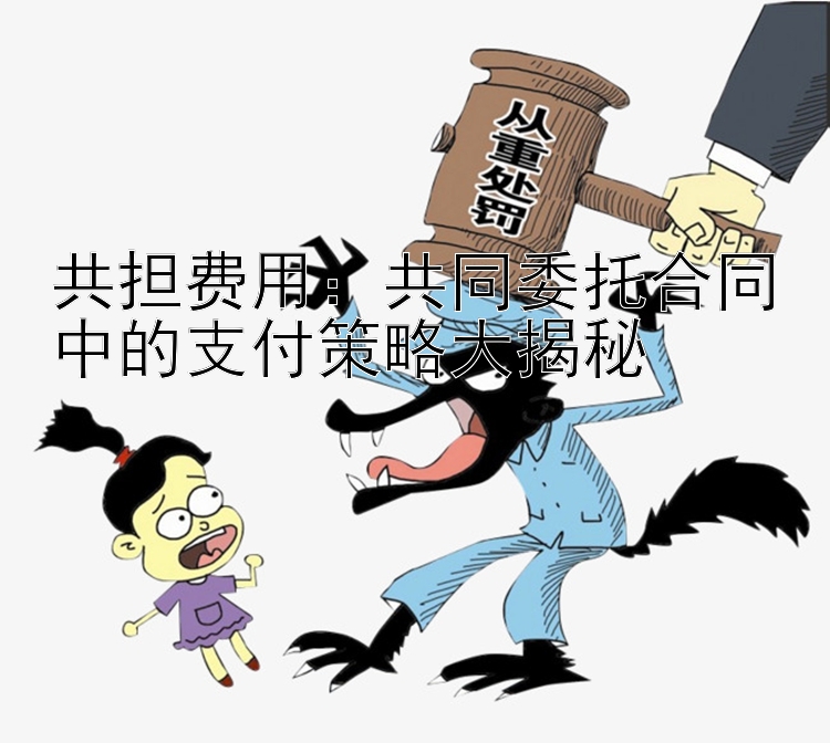 共担费用：共同委托合同中的支付策略大揭秘