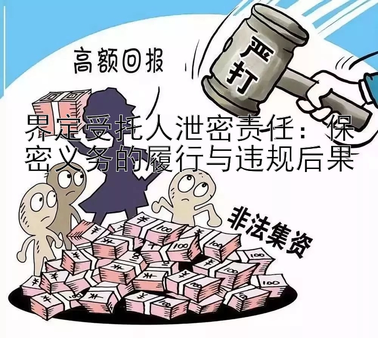 界定受托人泄密责任：保密义务的履行与违规后果