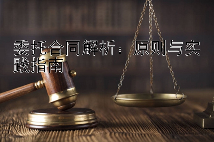 委托合同解析：原则与实践指南