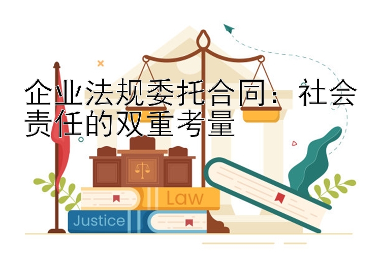 企业法规委托合同：社会责任的双重考量