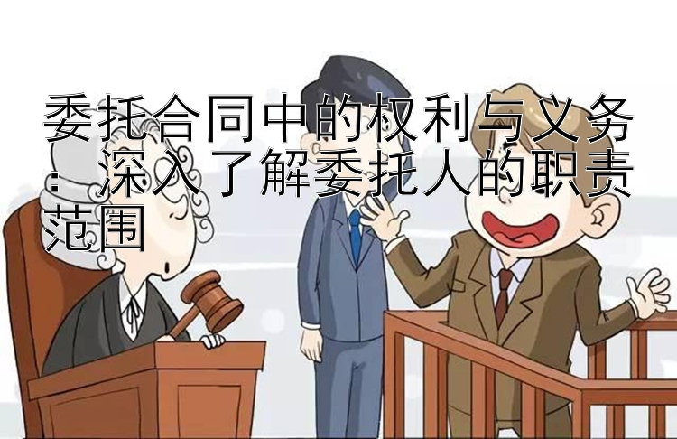 委托合同中的权利与义务：深入了解委托人的职责范围