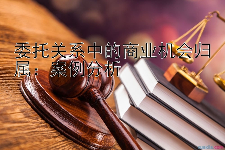 委托关系中的商业机会归属：案例分析