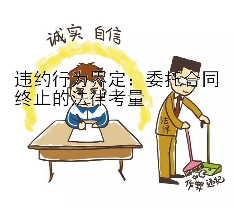 违约行为界定：委托合同终止的法律考量