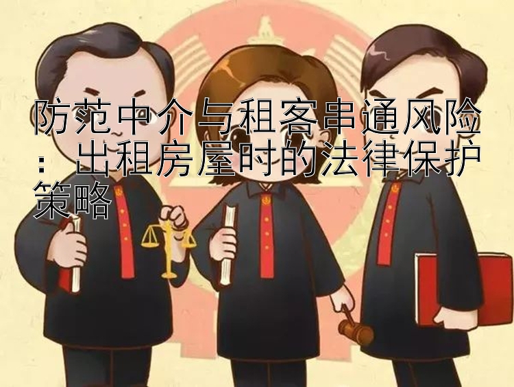 防范中介与租客串通风险：出租房屋时的法律保护策略