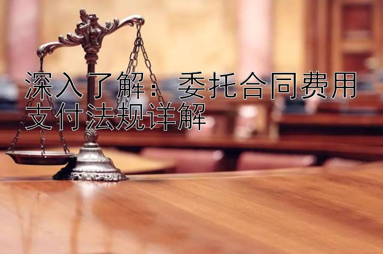 深入了解：委托合同费用支付法规详解