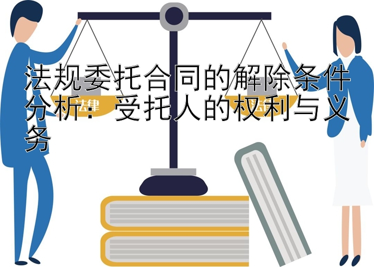 法规委托合同的解除条件分析：受托人的权利与义务