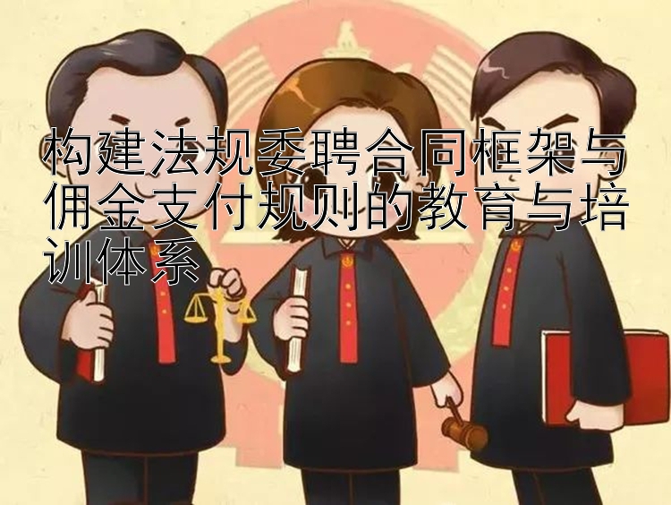 构建法规委聘合同框架与佣金支付规则的教育与培训体系