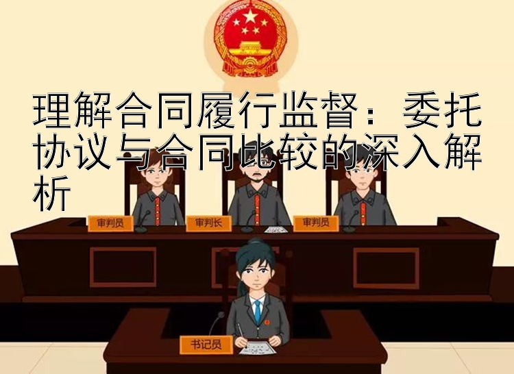 理解合同履行监督：委托协议与合同比较的深入解析