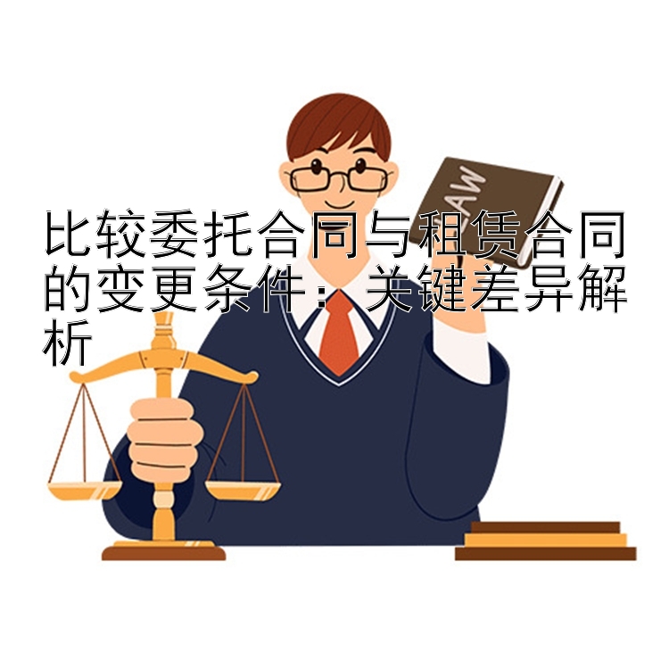 比较委托合同与租赁合同的变更条件：关键差异解析