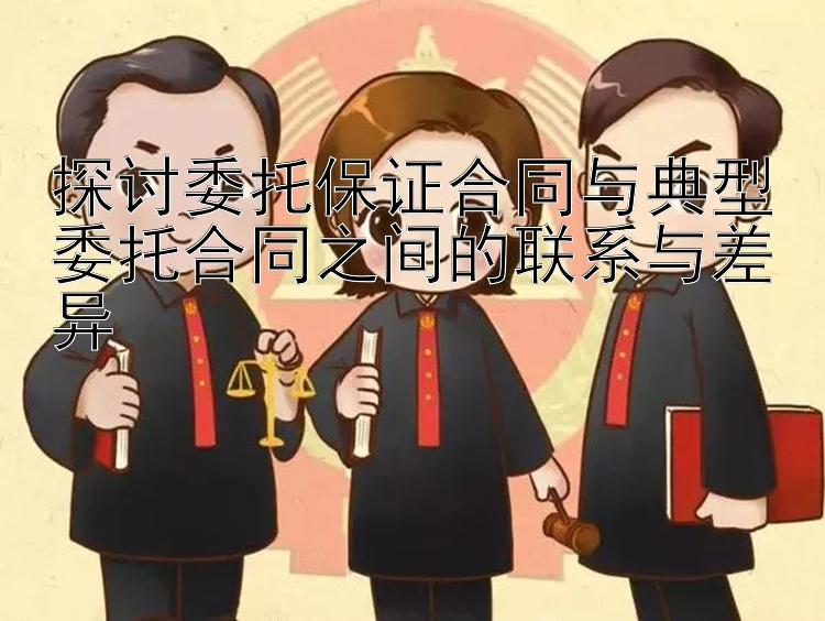 探讨委托保证合同与典型委托合同之间的联系与差异