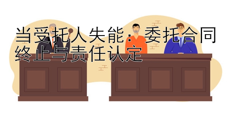 当受托人失能：委托合同终止与责任认定