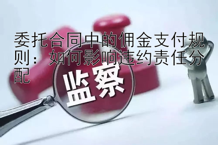 委托合同中的佣金支付规则：如何影响违约责任分配