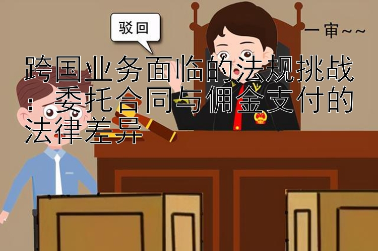 跨国业务面临的法规挑战：委托合同与佣金支付的法律差异