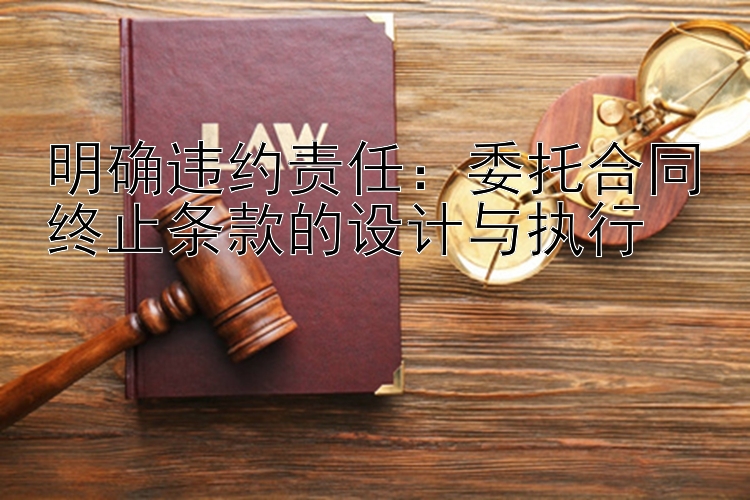 明确违约责任：委托合同终止条款的设计与执行