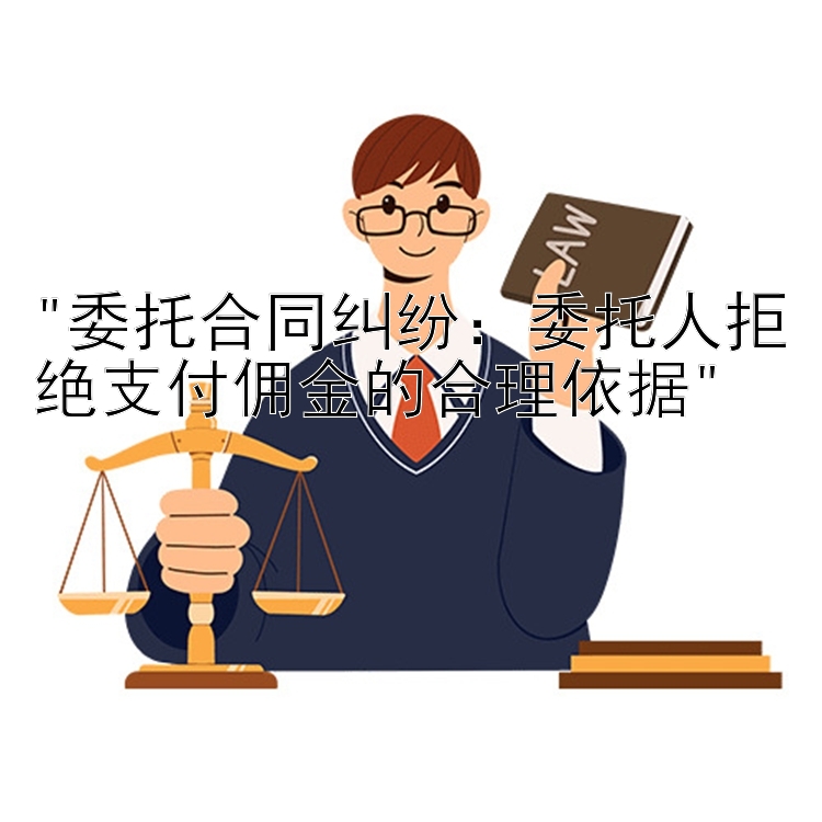 委托合同纠纷：委托人拒绝支付佣金的合理依据