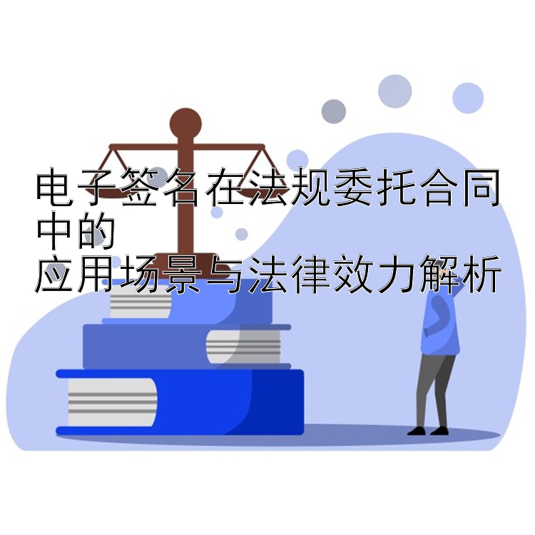 电子签名在法规委托合同中的  
应用场景与法律效力解析